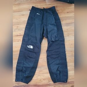 North Face Ski Rain Zip Pants Women's Size Large Black Stow Pocket